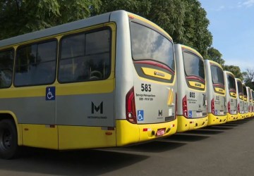 Homens invadem garagem e furtam módulos de 21 ônibus do transporte público intermunicipal de Londrina