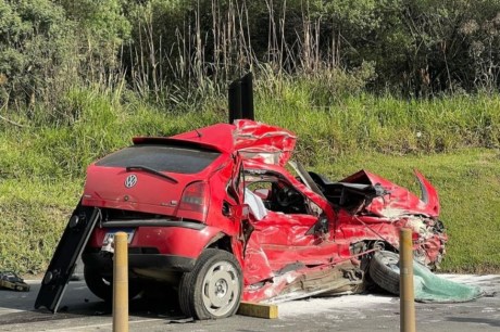 Condutor morre em acidente no Contorno Norte, em Almirante Tamandaré